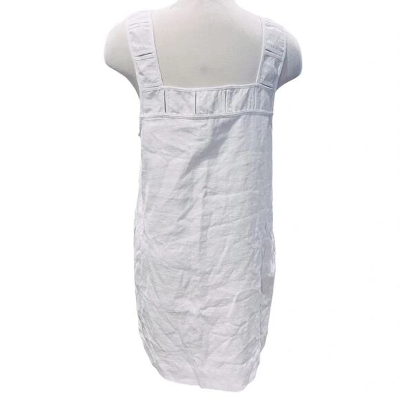 Madewell Embroidered Tank Mini Dress in Linen Size 14 NWT - Picture 6 of 8